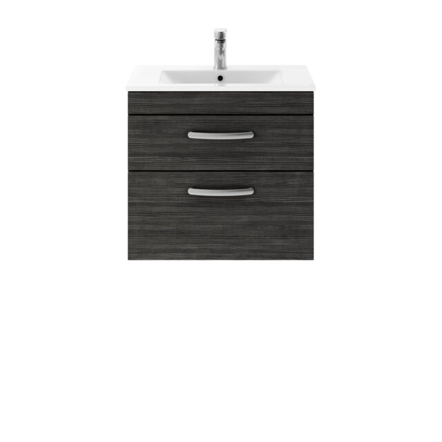 Athena 605mm Single Bathroom Vanity with Integrated Ceramic Basin