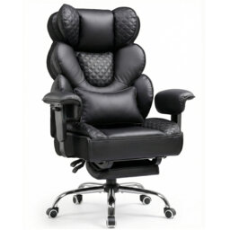 COMHOMA Adjustable Faux Leather Swiveling PC & Racing Game Chair