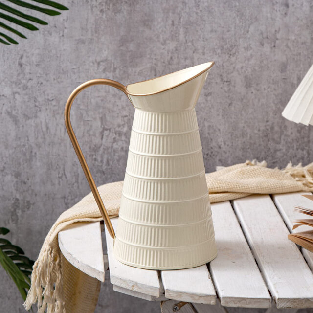 Metal Table Vase