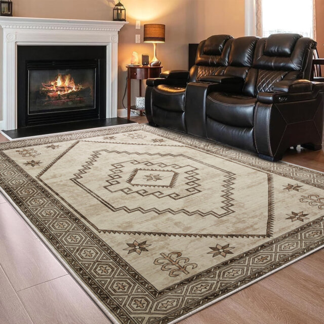 Luxury Cashmere Area Rug â Ultra-Soft, Cozy, Fade-Resistant Floor Rug For Living Room & Bedroom Decor