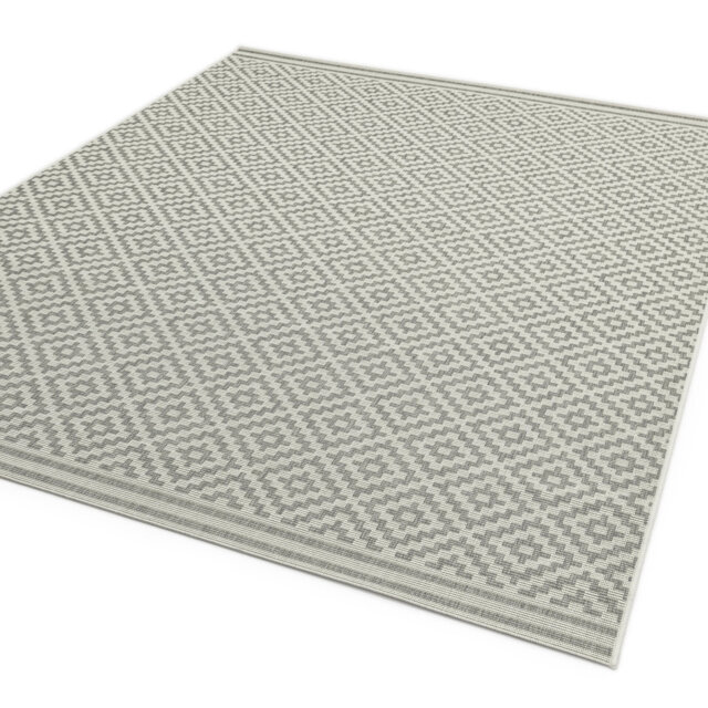 Aaima Geometric Indoor / Outdoor Area Rug