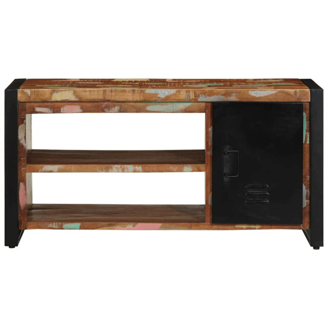 5 Pair Solid Wood Shoe Storage Cabinet