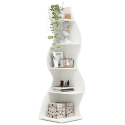 179cm H x 48cm W Corner Bookcase