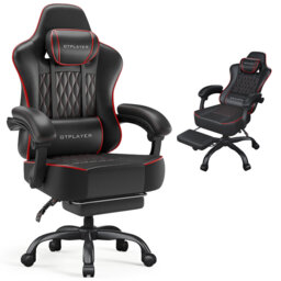 Metro Lane Adjustable Faux Leather Swiveling PC & Racing Game Chair