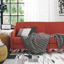 2 Seater Linen Blend Sofa