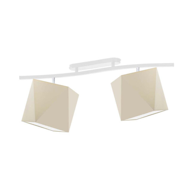 Muro Fabric Semi Flush Mount