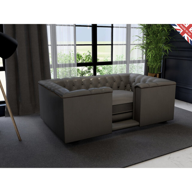 Glendo Faux Leather Pet Bed
