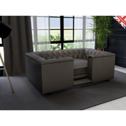 Glendo Faux Leather Pet Bed