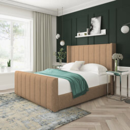 Aspen Chenille Upholstered Bed Frame