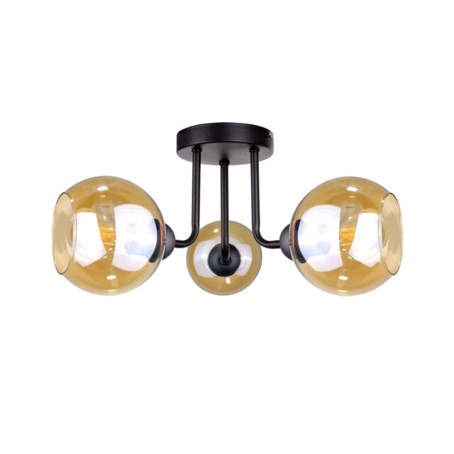Glass Semi Flush Mount