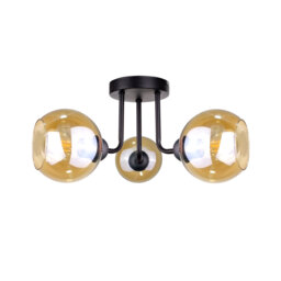 Glass Semi Flush Mount