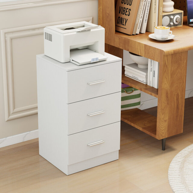 38cm W Manufactured Wood Bedside Table