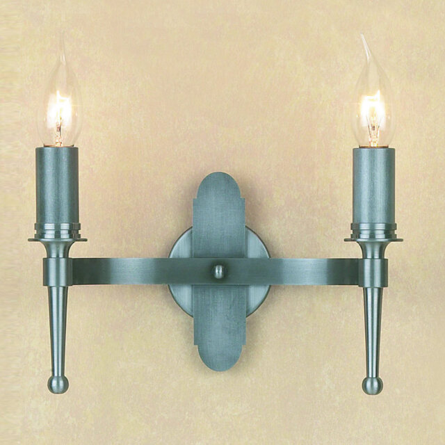 Haysi Steel Candle Wall Light
