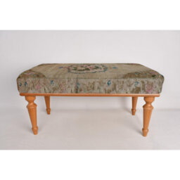 Cotton Upholstered Bench