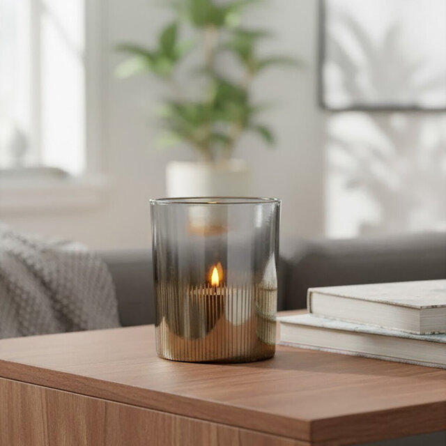 Glass Wall Tealight Holder