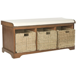 Loane Wicker Storage Bench