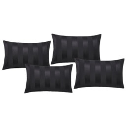 So Soft Satin Stripe Standard Pillowcase Pack of 4