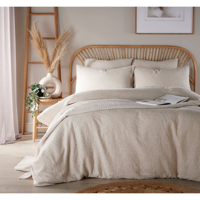 Innaloo Stone Reversible Duvet Cover Set