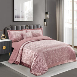 Bradwood Polyester No Pattern Bedspread with Pillow Shams Included