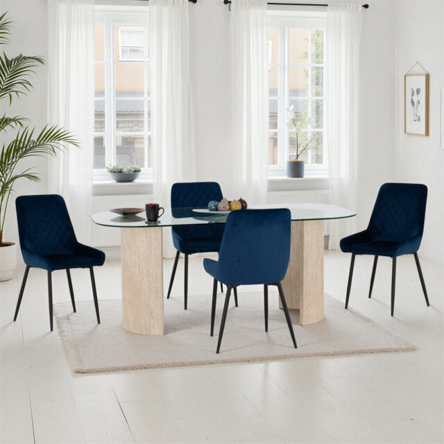 Modena & Avery 4 - Person Dining Set
