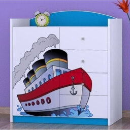 Nishimura Kids 4 - Drawer Combo Dresser