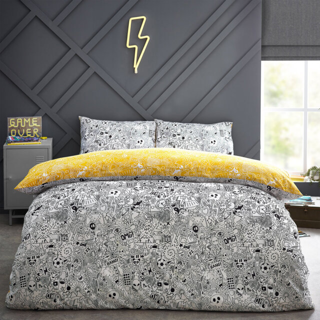 No Pattern Duvet Cover Set with Pillowcases