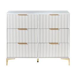 6 Drawer Chest WALCOTT Black