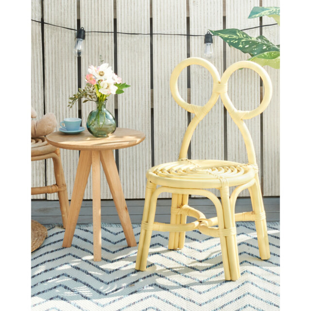 Rattan Kids Chair Natural MIRTIA