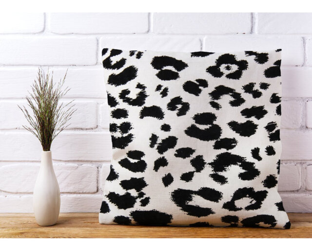 Stryker Leopard Print Animal Print Scatter Cushion with Filling
