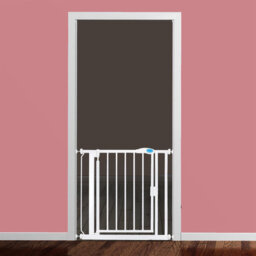 Metal Pressure Mounted Pet Gate With Door