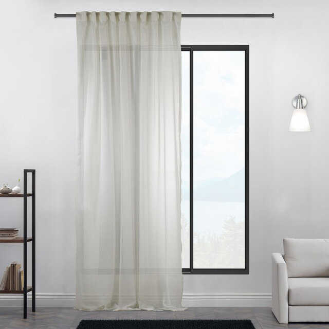 Sheer Single Curtain Panel