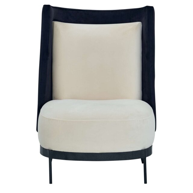 Caskey Velvet Slipper Chair