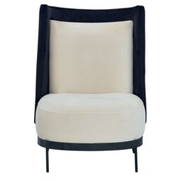 Caskey Velvet Slipper Chair