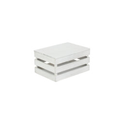 Slatted Wooden Storage Box
