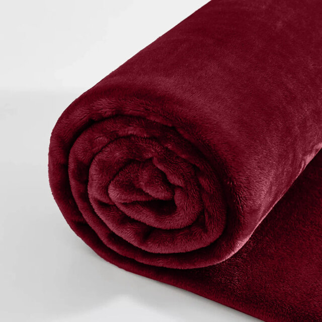 Reversible Mink Faux Fur Plush Fleece Throw/ Blanket