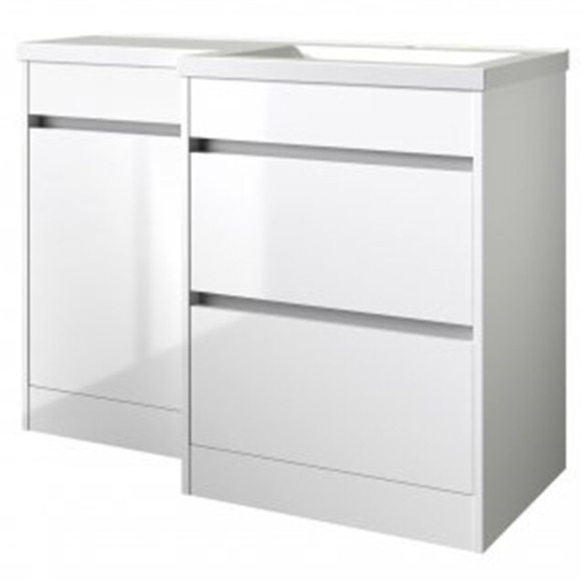 Clifton 600mm Free Standing Single Bathroom Vanity with Vitreous China Basin
