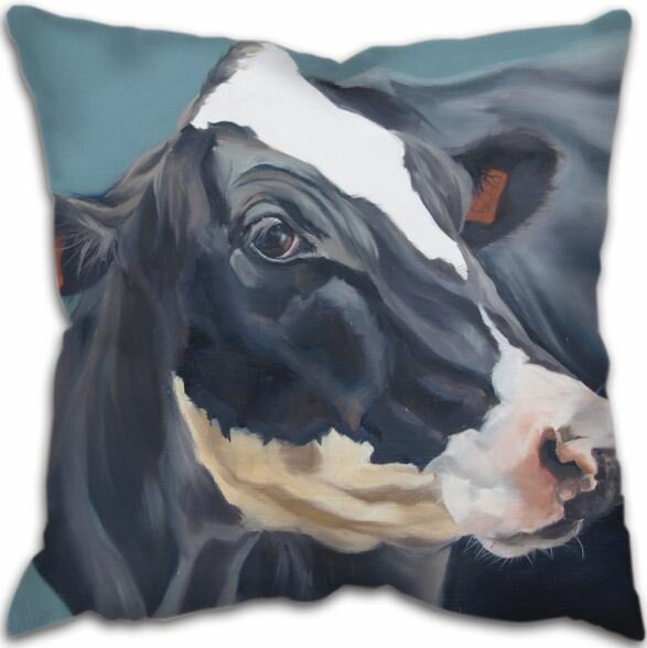 Adlai Faux Leather Cushion with Filling