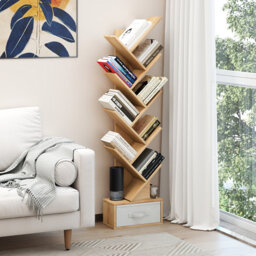 150cm H x 38cm W Geometric Bookcase