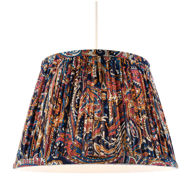 20cm H Fabric Drum Lamp Shade ( No Direct Attachment Method ) in Purple