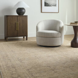 Galey Alix x Livabliss Vintage Traditional Oriental Boho Tan Rug