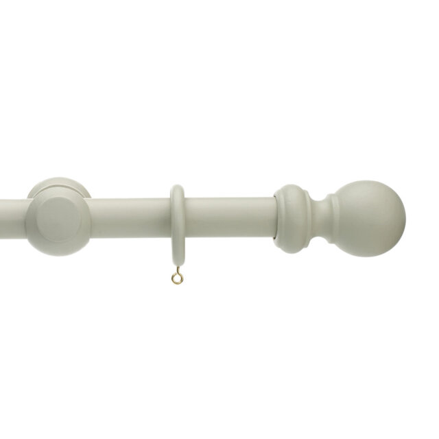 Keswick Wooden Complete Curtain Pole and Hardware Set