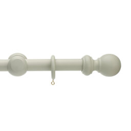 Keswick Wooden Complete Curtain Pole and Hardware Set