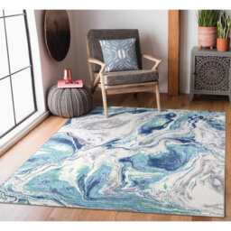Abbdelrahmane Abstract Indoor / Outdoor Area Rug
