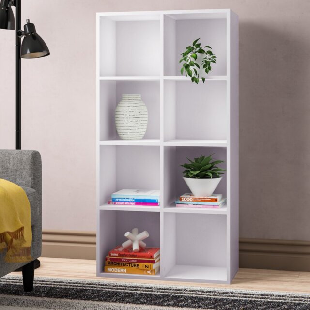 Carrie 129.5cm H x 65.5cm W Cube Bookcase