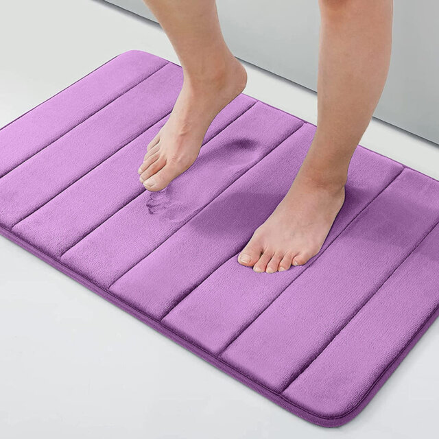 ULTRA SOFT MEMORY FOAM BATH MAT (WATER ABSORBENT, NON-SLIP)