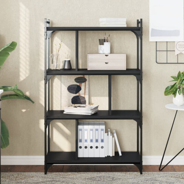 Westmalle 76cm W Steel Etagere Bookcase