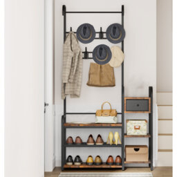 Hall Tree 88.4cm Wide with Shoe Storage