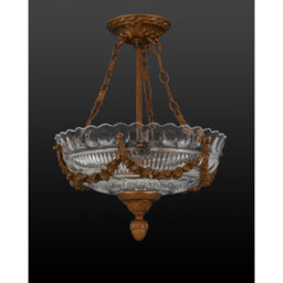 Dillinger Glass Semi Flush Mount