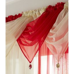 Avery Solid Colour Pointed Window Pelmet