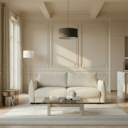 Bronte 3-Seater Sofa Bed Natural Fabric